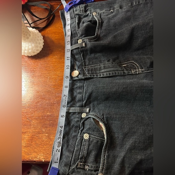 Seven7 Y2K Bootcut Jeans Size 20 (Fits Like 16) Wide Leg Plus Size Denim - Picture 16 of 17